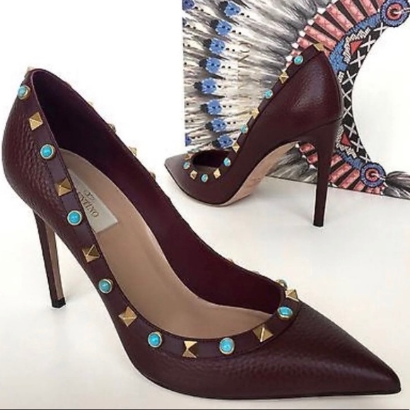 New Rockstud Rolling' Pump VALENTINO 7.5 - Picture 2 of 14